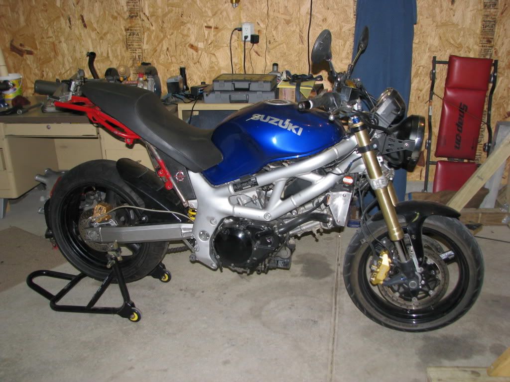 ZX6R swingarm swap on 1st gen SV650 Suzuki SV650 Forum SV650, SV1000